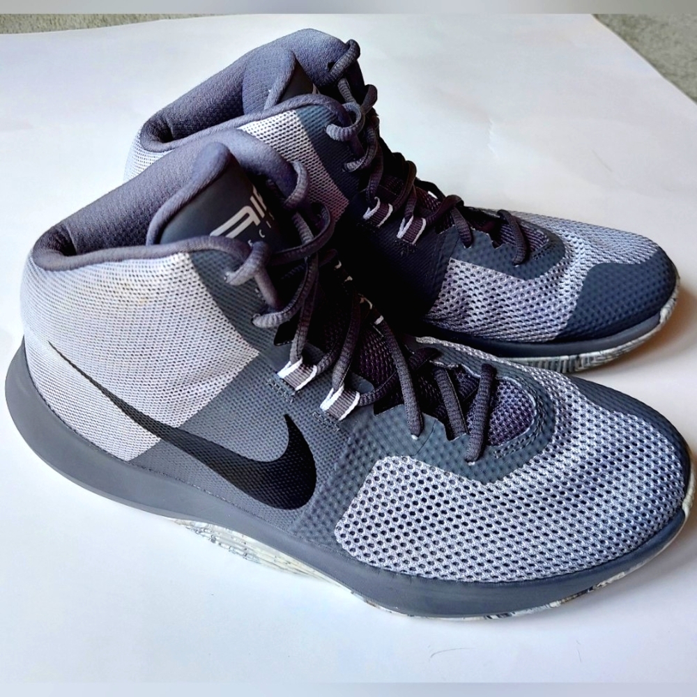 Nike Air Precision Men's Hightop Basketball Shoes, Athletic Sneakers, Si…